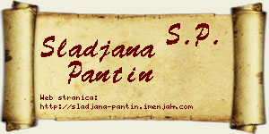 Slađana Pantin vizit kartica